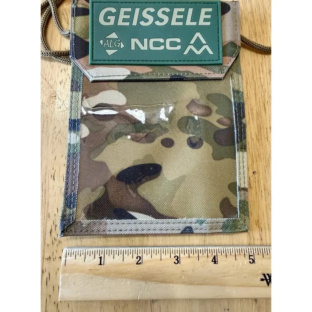 GEISSELE AUTOMATICS ID Landyard/Badge Holder Camo , NWOP‎